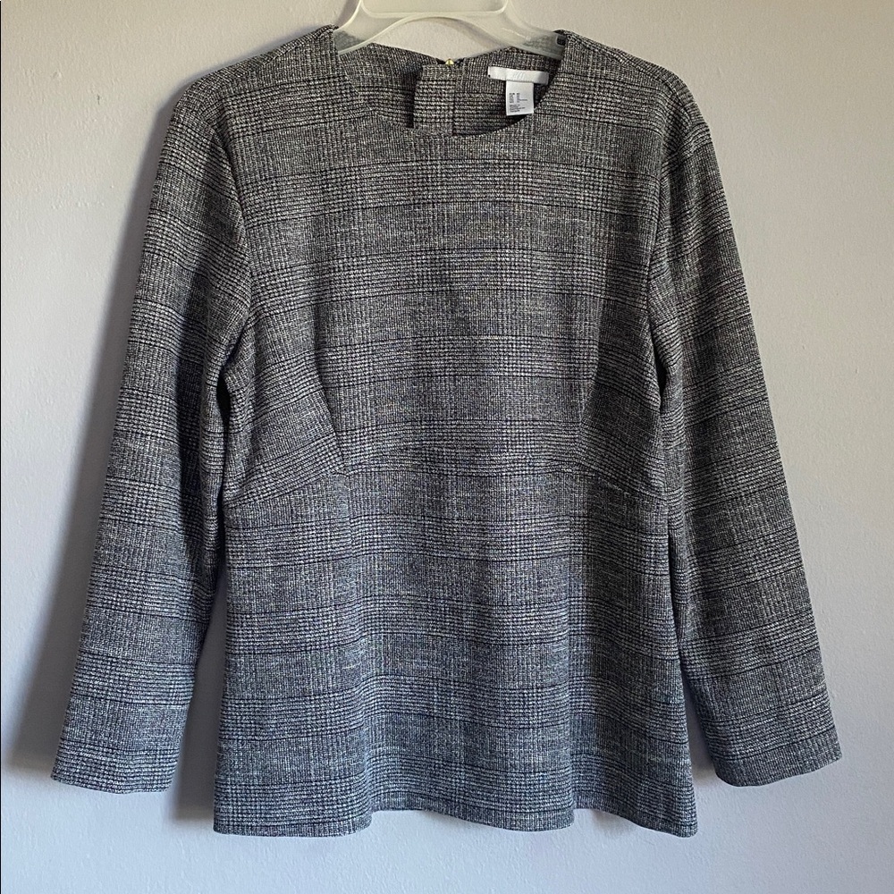 H&M Gray Long Sleeve Top